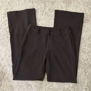 ESpirit Luella brown career boot cut dress pants trousers